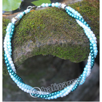 Necklace, Made From Metal With Mutiara