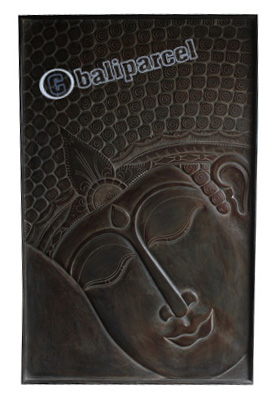 Buddha Wallhanging Antique, Handmade From Albesia Wood