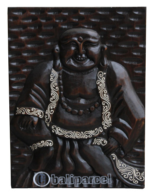 Buddha Panel Antique, Handmade From Albesia Wood