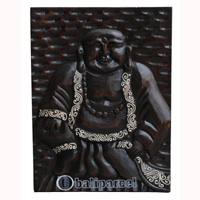 Buddha Panel Antique, Handmade From Albesia Wood