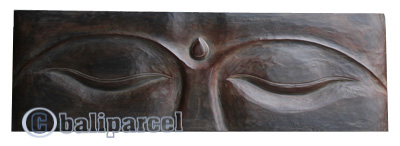 Buddha Panel Antique, Handmade From Albesia Wood