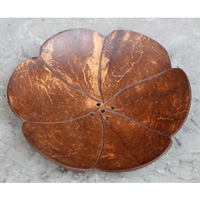 Wooden Soap Dish, Hand Carved From Coconut Wood 