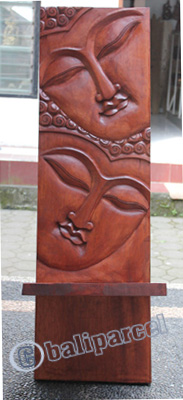 Wooden Stool, Handcrafted From Suar Wood