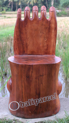 Wooden Chair, Handcrafted From Suar Wood