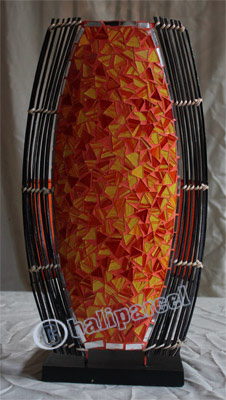 Handcrafted Bali Lamp, From Mozaic Glass