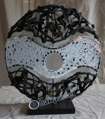 Handcrafted Bali Lamp, From Mozaic Glass