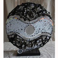 Handcrafted Bali Lamp, From Mozaic Glass