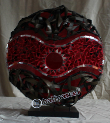 Handcrafted Bali Lamp, From Mozaic Glass