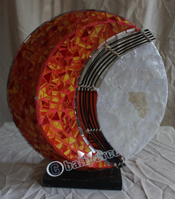 Handcrafted Bali Lamp, From Mozaic Glass