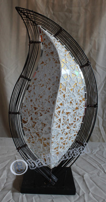 Handcrafted Bali Lamp, From Mozaic Glass