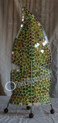 Handcrafted Bali Lamp, From Mozaic Glass