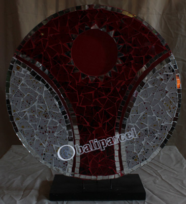 Handcrafted Bali Lamp, From Mozaic Glass