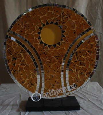 Handcrafted Bali Lamp, From Mozaic Glass