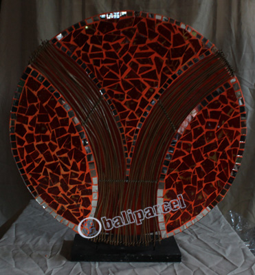 Handcrafted Bali Lamp, From Mozaic Glass