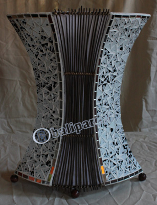 Handcrafted Bali Lamp, From Mozaic Glass