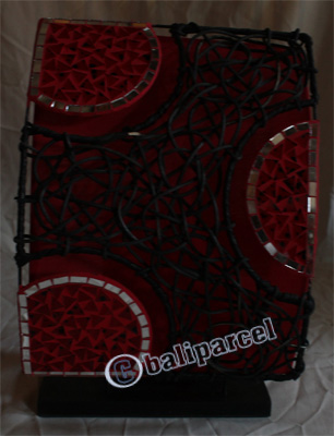Handcrafted Bali Lamp, From Mozaic Glass