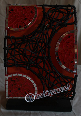 Handcrafted Bali Lamp, From Mozaic Glass