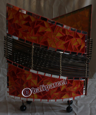 Handcrafted Bali Lamp, From Mozaic Glass
