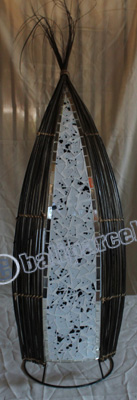 Handcrafted Bali Lamp, From Mozaic Glass