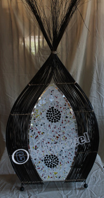 Handcrafted Bali Lamp, From Mozaic Glass