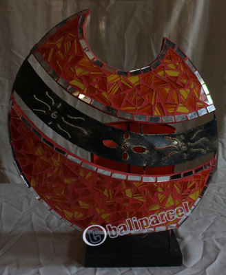 Handcrafted Bali Lamp, From Mozaic Glass