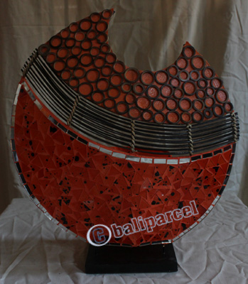 Handcrafted Bali Lamp, From Mozaic Glass