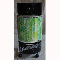 Handcrafted Bali Lamp, From Mozaic Glass