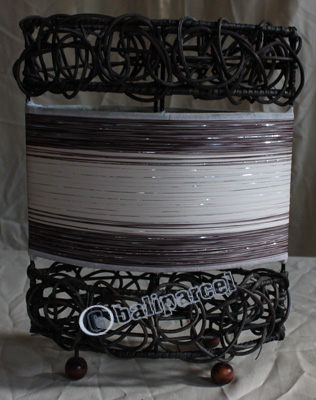 Handcrafted Bali Lamp, From Rattan