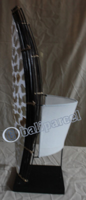 Handcrafted Bali Lamp, From Capiz