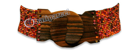 Belt, Handmade From Glassbeads