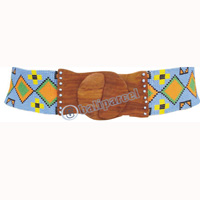 Belt, Handmade From Glassbeads