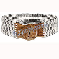 Belt, Handmade From Glassbeads