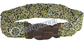 Belt, Handmade From Glassbeads