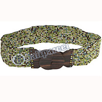 Belt, Handmade From Glassbeads