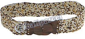 Belt, Handmade From Glassbeads
