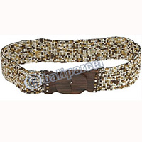 Belt, Handmade From Glassbeads