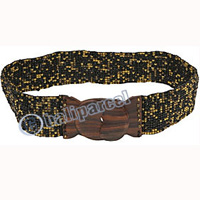 Belt, Handmade From Glassbeads