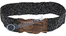 Belt, Handmade From Glassbeads