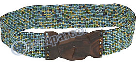 Belt, Handmade From Glassbeads