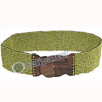Belt, Handmade From Glassbeads