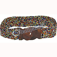 Belt, Handmade From Glassbeads