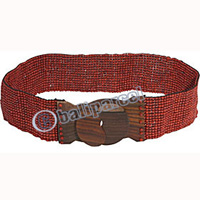 Belt, Handmade From Glassbeads