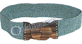 Belt, Handmade From Glassbeads