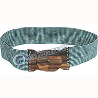 Belt, Handmade From Glassbeads