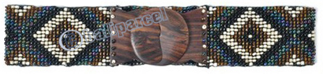 Belt, Handmade From Glassbeads