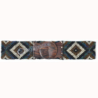 Belt, Handmade From Glassbeads