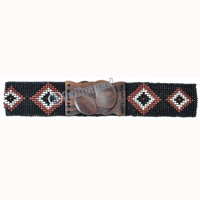 Belt, Handmade From Glassbeads