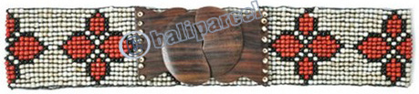 Belt, Handmade From Glassbeads