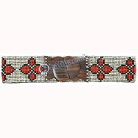 Belt, Handmade From Glassbeads