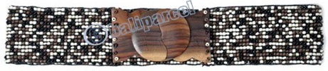 Belt, Handmade From Glassbeads